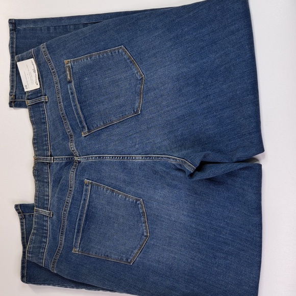 New Eddie Bauer Voyager High Rise Straight Sorbtek Blue Jeans Size 20W - Picture 7 of 17